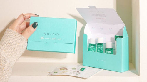 AXIS-Y The Mini Glow Set – Korean skincare travel-size set for brightening and hydration, improves skin glow and texture, gentle formulas suitable for all skin types, ideal starter or trial set.