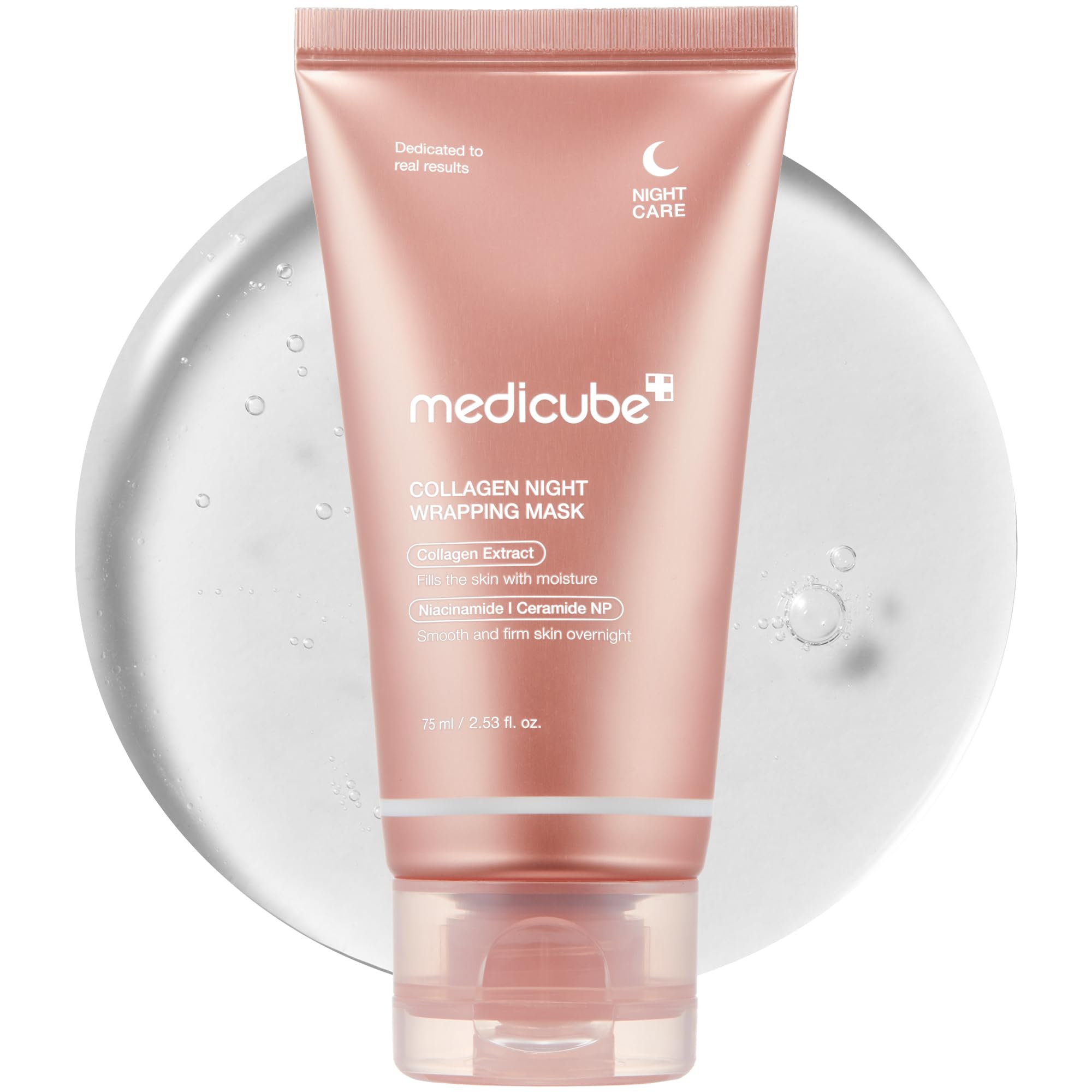 Medicube Collagen Night Wrapping Mask – Korean overnight mask with collagen, boosts skin elasticity, deep hydration while sleeping, firms and smooths skin, suitable for all ski