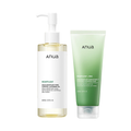 Anua Double Cleansing Duo – Korean skincare set for double cleansing, removes makeup and sunscreen effectively, deep pore cleansing without irritation, suitable for all skin types including sensitive skin.