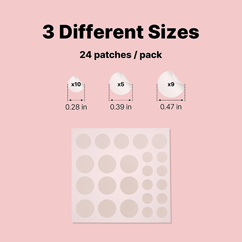 COSRX Acne Pimple Master 24 Patches – Korean spot treatment patches, quickly absorbs impurities, reduces redness and inflammation, protects acne from bacteria, promotes faster healing, suitable for all skin types.