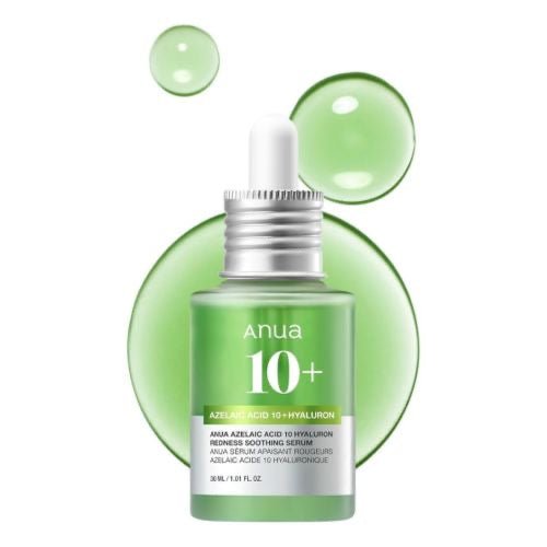 ANUA Azelaic Acid 10% Hyaluron Redness Soothing Serum 30ml - Baresoul