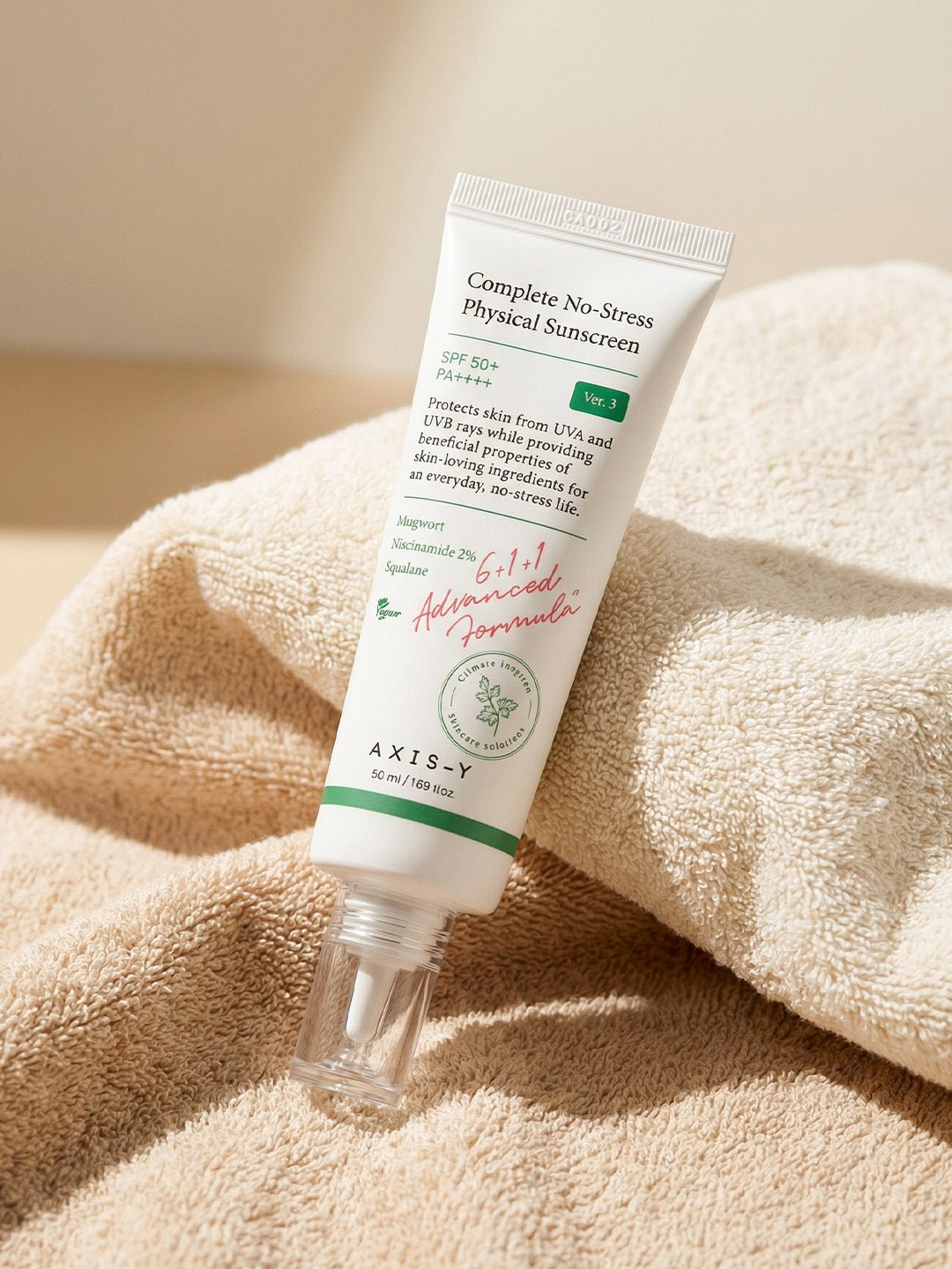 AXIS - Y Artichoke Intense Calming Sunscreen SPF50+ PA++++ - Baresoul