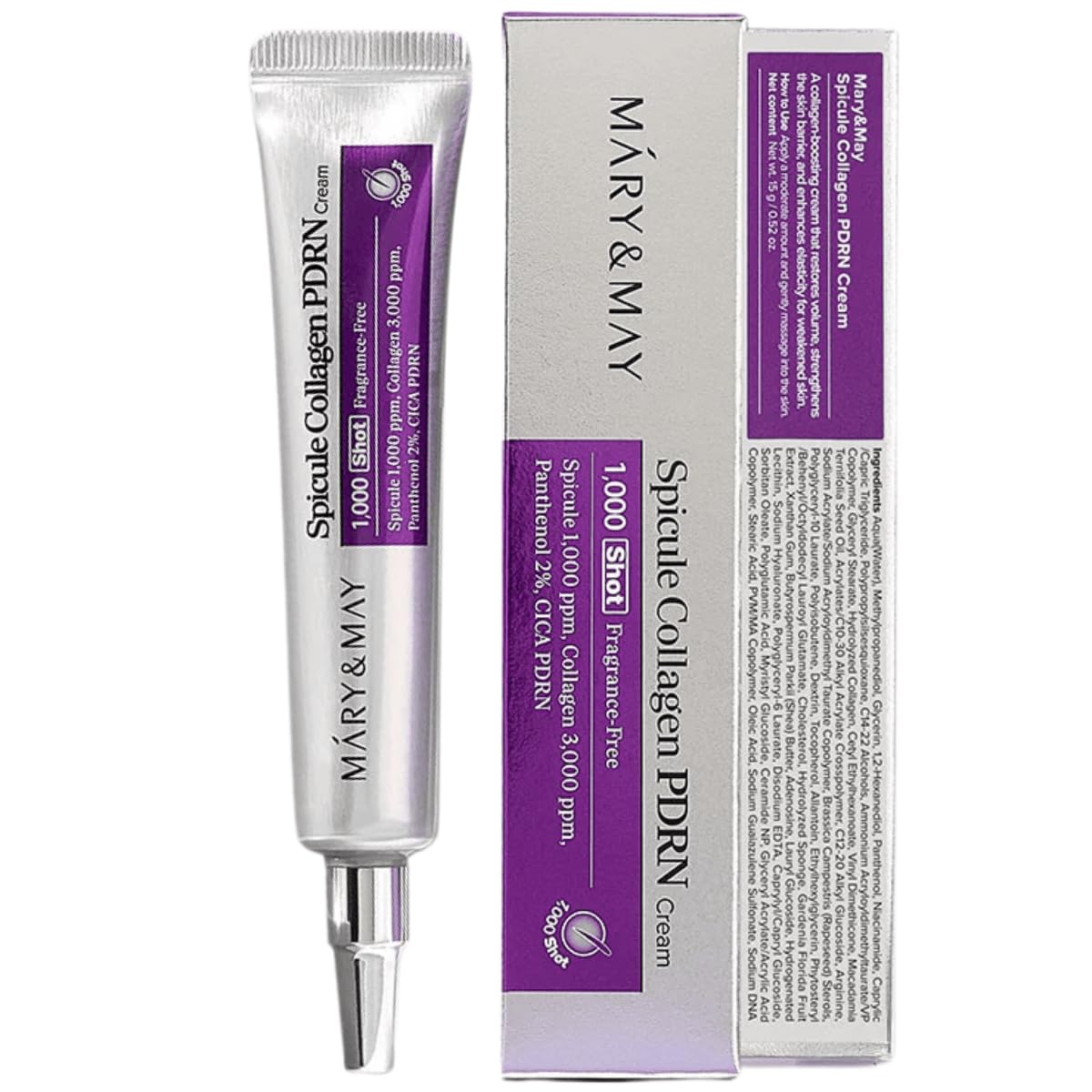 Mary & May Spicule Collagen PDRN Cream - Baresoul