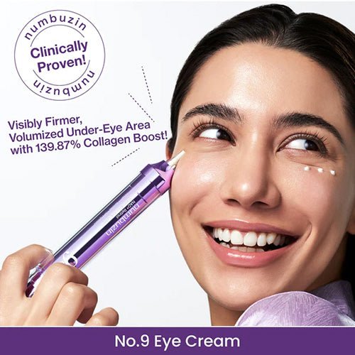 Numbuzin No.9 NAD Retinol Volumetox Eye Cream 10ml - Baresoul