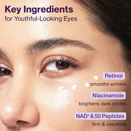 Numbuzin No.9 NAD Retinol Volumetox Eye Cream 10ml - Baresoul