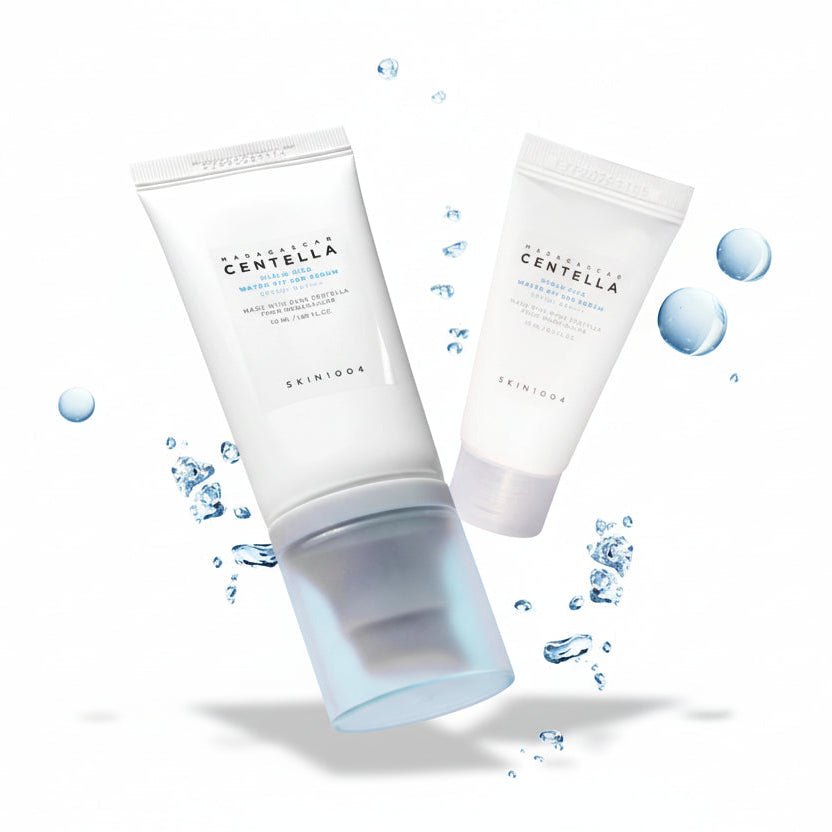 SKIN1004 Hyalu - Cica Water - Fit Sun Serum SPF50+ PA++++ Value Set – 50ml + 15ml - Baresoul