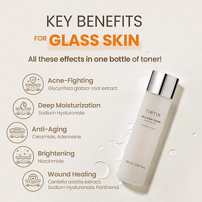 TIRTIR Milk Skin Toner 150ml - Baresoul